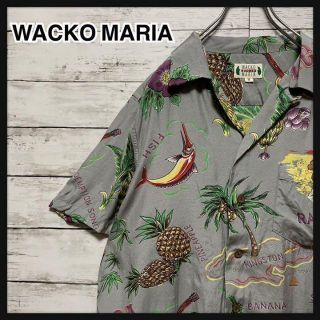 ワコマリア(WACKO MARIA)の【入手困難】ワコマリア☆総柄ジャマイカ最高デザインオープンカラーアロハシャツ(シャツ)