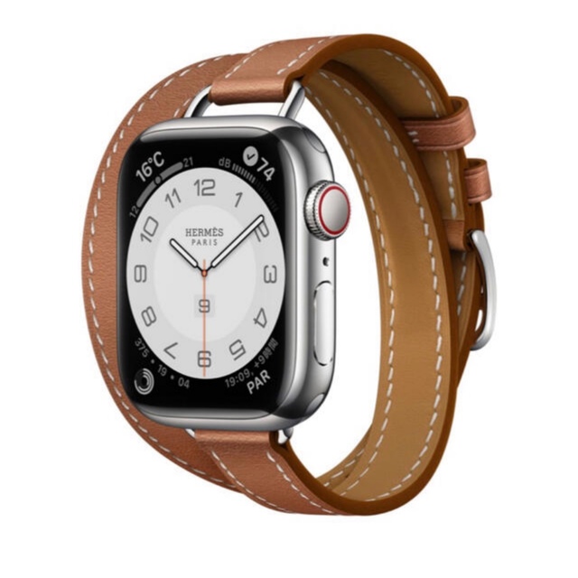 Apple Watch 7 Hermès -41mmシルバーステンレスケース