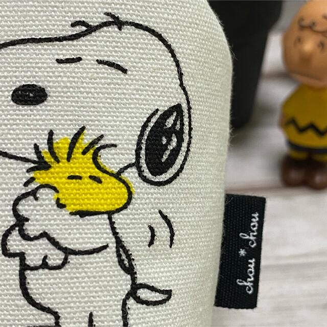 SNOOPY(スヌーピー)のhandmade★がまぐちポーチ (スヌーピー・ウッドストックとハグ) ハンドメイドのファッション小物(ポーチ)の商品写真