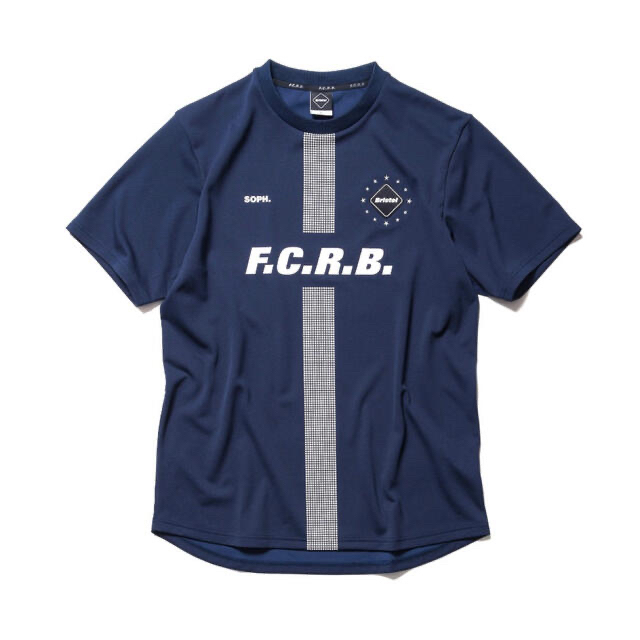 メンズFCRB 22AW S/S PRE MATCH TOP ネイビー　XL