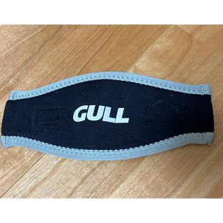 ガル(GULL)の【GULL】マスクストラップカバー(ブラック／ホワイト)(マリン/スイミング)