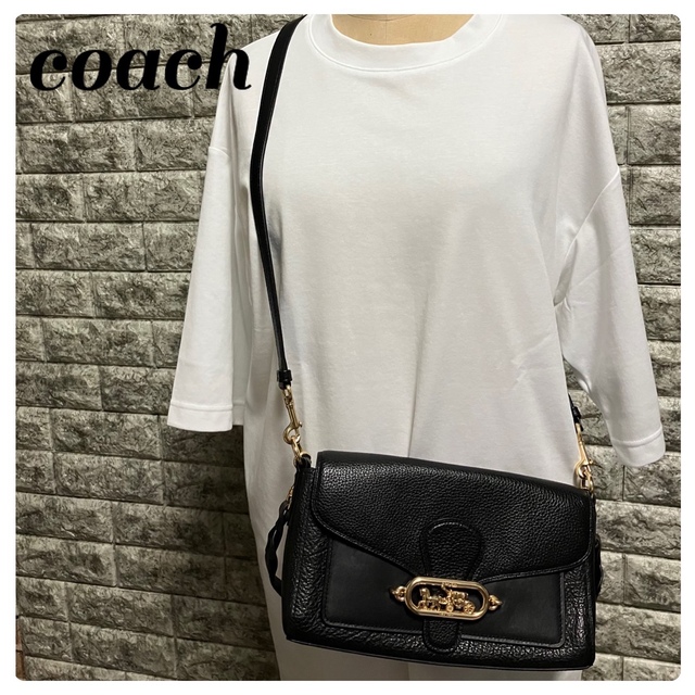 【セール中】定価7万円‼️ COACH  スモール ジェイド ショルダー