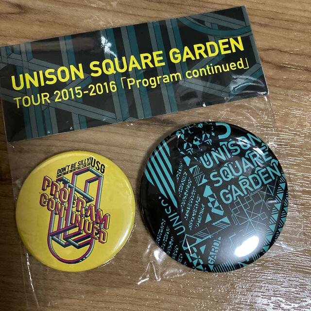 UNISON SQUARE GARDEN 缶バッジ | フリマアプリ ラクマ