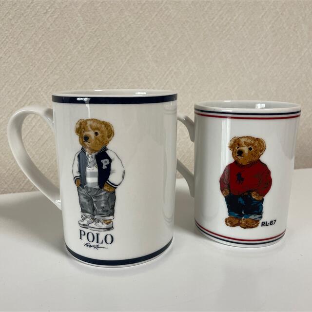 POLO RALPH LAUREN(ポロラルフローレン)のラルフローレン☆ポロベア　マグカップ2点 インテリア/住まい/日用品のキッチン/食器(グラス/カップ)の商品写真