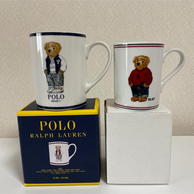 POLO RALPH LAUREN(ポロラルフローレン)のラルフローレン☆ポロベア　マグカップ2点 インテリア/住まい/日用品のキッチン/食器(グラス/カップ)の商品写真