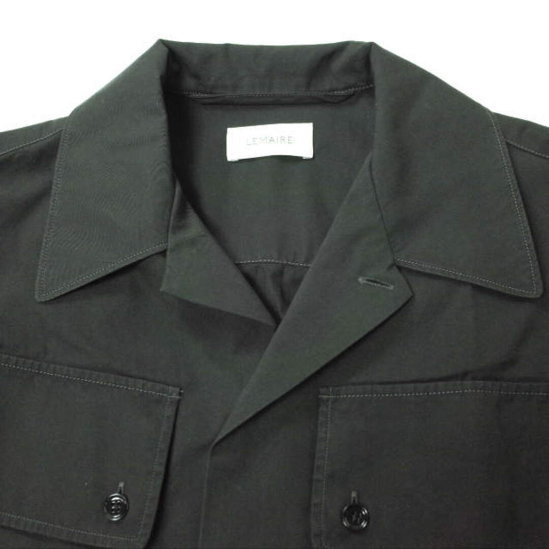 LEMAIRE - LEMAIRE ルメール 22SS MILITARY SHIRT オープンカラー