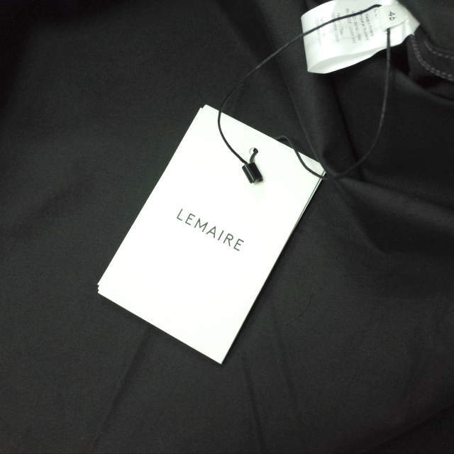 LEMAIRE(ルメール)のLEMAIRE ルメール 22SS MILITARY SHIRT オープンカラー ミリタリーシャツ M221 SH190 LF699 48 BLACK 長袖 開襟 コットンギャバジン トップス【新古品】【中古】【LEMAIRE】 メンズのトップス(シャツ)の商品写真