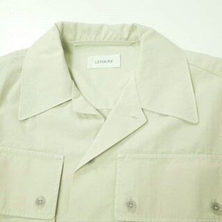 LEMAIRE - LEMAIRE ルメール 22SS MILITARY SHIRT オープンカラー ...