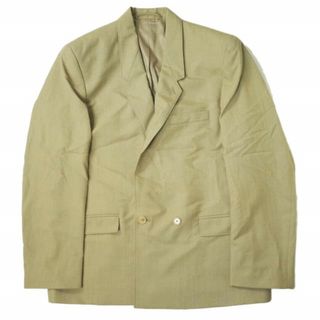 ルメール(LEMAIRE)のLEMAIRE ルメール 22SS BOXY DB JACKET トロピカルポリウール ボクシーダブルジャケット M221 JA161 LF414 48 CAMEL CHINE テーラード アウター【新古品】【中古】【LEMAIRE】(テーラードジャケット)