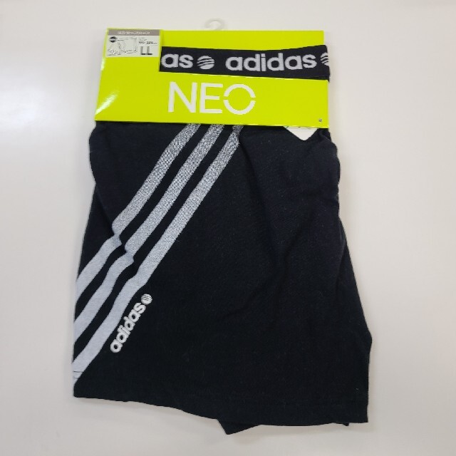 adidas(アディダス)のアディダス ネオ adidas NEO ボクサーブリーフ LL 黒・ブラック① メンズのアンダーウェア(ボクサーパンツ)の商品写真