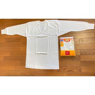 新品  長袖U首厚地シャツ 肌着Lサイズ 4枚 秋冬(その他)