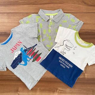 ギャップキッズ(GAP Kids)のGAP Hushush Tシャツ ポロシャツ 恐竜 80 90 95 セット(Tシャツ/カットソー)