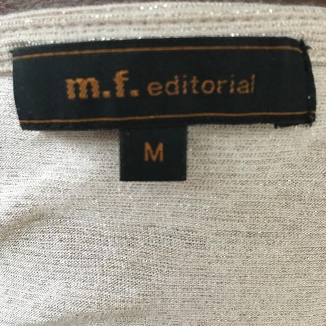 m.f.editorial(エムエフエディトリアル)のm.f.editorial カットソー Mサイズ レディースのトップス(カットソー(長袖/七分))の商品写真