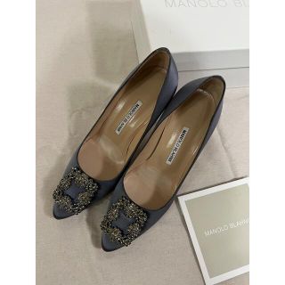 マノロブラニク(MANOLO BLAHNIK)の値下げ★Manolo Blahnik ハンギシ 6cmヒール(ハイヒール/パンプス)