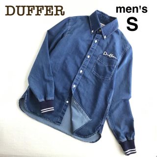 ザダファーオブセントジョージ(The DUFFER of ST.GEORGE)の【メンズS】DUFFER ダファー インディゴ 袖リブ デニムシャツ ダンガリー(シャツ)