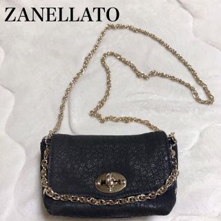 ザネラート(ZANELLATO)の希少 ZANELLATO ポスティーナ ショルダー　ミニショルダー　ターンロック(ショルダーバッグ)