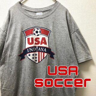 ギルタン(GILDAN)のUSA INDIANA soccer Tシャツ　サッカーチームTシャツ(Tシャツ/カットソー(半袖/袖なし))