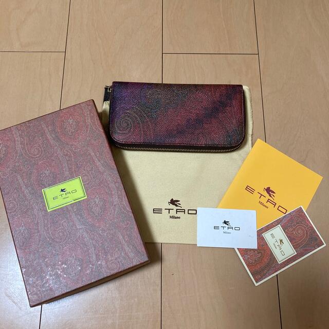オンラインショッピング 未使用 ETRO エトロ フローラル ラウンド
