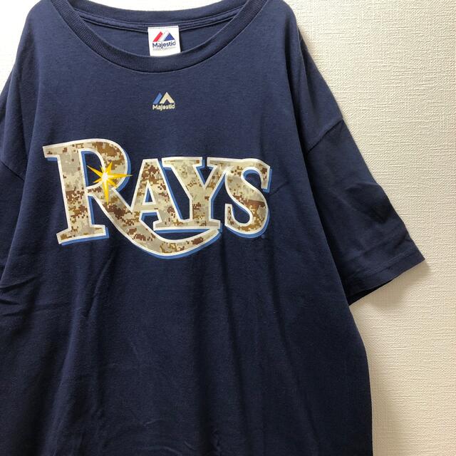 Majestic(マジェスティック)の[迷彩柄]Tampa Bay Rays メジャーt メンズのトップス(Tシャツ/カットソー(半袖/袖なし))の商品写真