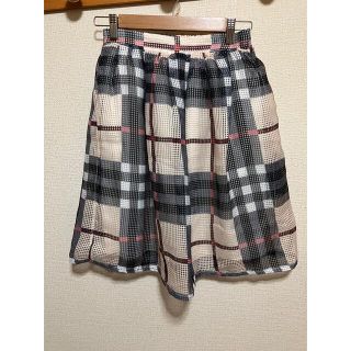 トッコ(tocco)のtocco closet トッコ クローゼット　フレアスカート　チェック(ひざ丈スカート)