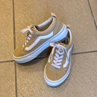 ヴァンズ(VANS)のVANS ヴァンズ スニーカー オールドスクール19cm ベージュ(スニーカー)