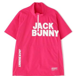 パーリーゲイツ(PEARLY GATES)のJack Bunny ストレッチ 半袖ハーフジップブルゾン ピンク 5(ウエア)