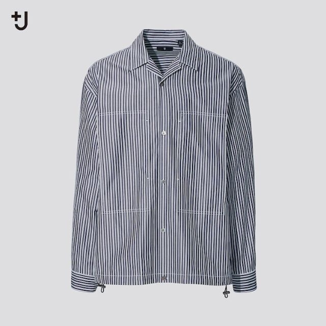 UNIQLO(ユニクロ)のUNIQLO　+J　プラスJ　スーピマコットンオーバーサイズシャツブルゾン メンズのトップス(シャツ)の商品写真