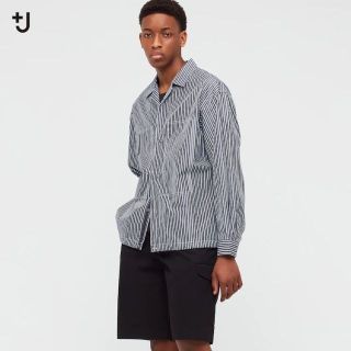 ユニクロ(UNIQLO)のUNIQLO　+J　プラスJ　スーピマコットンオーバーサイズシャツブルゾン(シャツ)