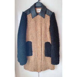 マウジー(moussy)のmoussy バイカラーロングコート　(ロングコート)