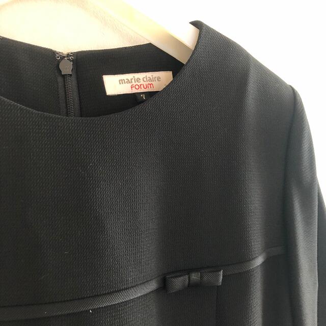 Marie Claire(マリクレール)のブラックフォーマル／式服／喪服　アンサンブル（7号サイズ） レディースのフォーマル/ドレス(礼服/喪服)の商品写真