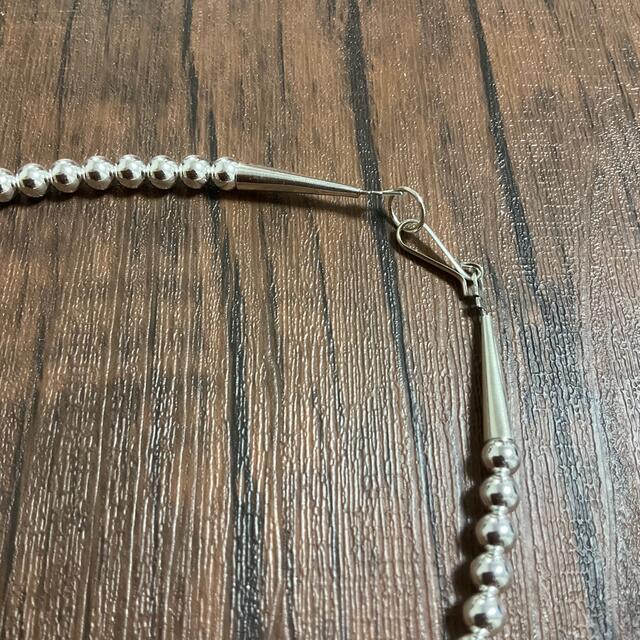 5mm シルバー925 ナバホパール ネックレス 47cm 5mm シルバー925 ナバホパール ネックレス 47cm