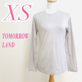 トゥモローランド(TOMORROWLAND)のTOMORROWLANDトゥモローランド 長袖Tシャツ シンプル 無地(カットソー(長袖/七分))