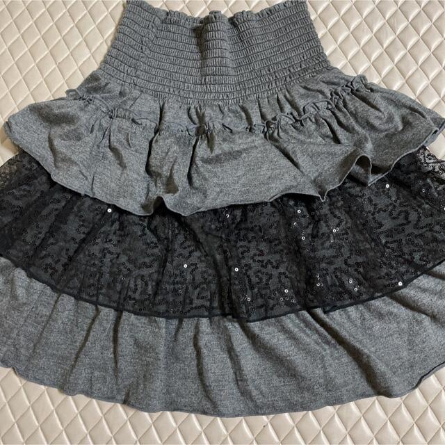 FELISSIMO(フェリシモ)のミニスカート　3段切り替え レディースのスカート(ミニスカート)の商品写真