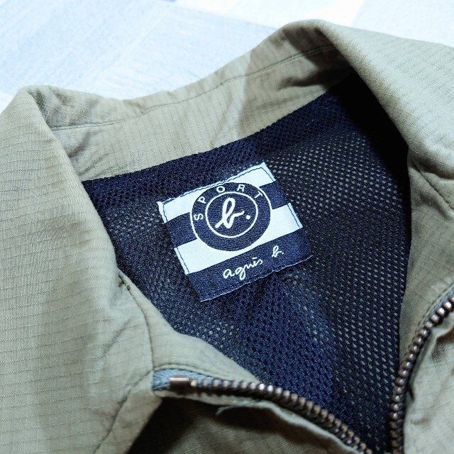 agnes b. SPORT リップストップ メッシュ ライナー ジャケット