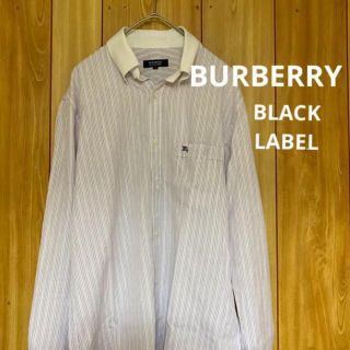 バーバリーブラックレーベル(BURBERRY BLACK LABEL)のBURBERRY/バーバリー 長袖シャツ ストライプ レディース(シャツ/ブラウス(長袖/七分))