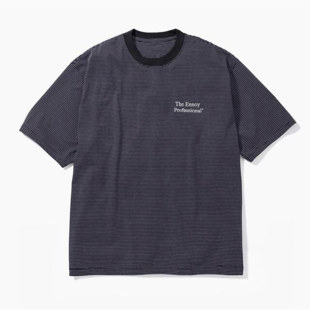 ENNOY S/S Border T-Shirts BLACK サイズXL - Tシャツ/カットソー(半袖