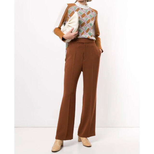 mame - 新品mame High Waisted Center Creased Pantsの通販 by mame - 新品mame High Waisted Center Creased Pantsの通販 by