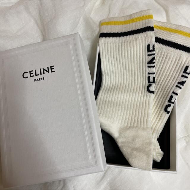 celine セリーヌ ソックス ロゴ エディ | eloit.com