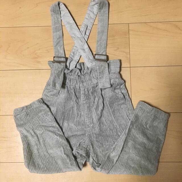 GU(ジーユー)のGU サロペット　女の子　110cm キッズ/ベビー/マタニティのキッズ服女の子用(90cm~)(パンツ/スパッツ)の商品写真