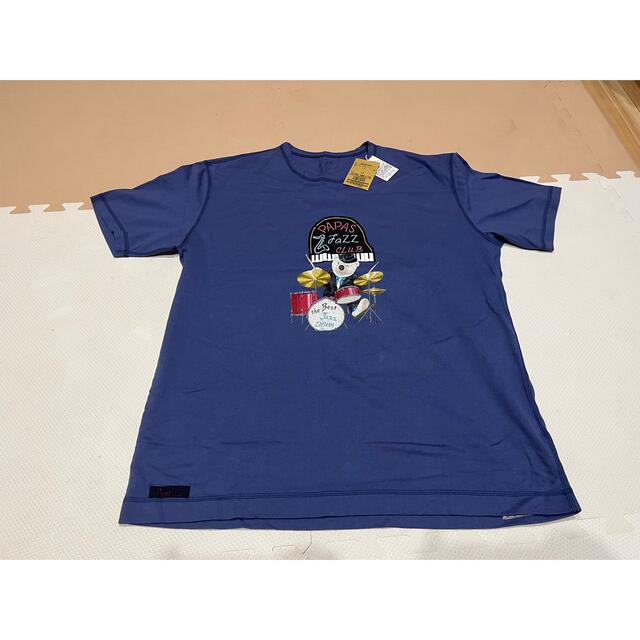 Papas パパス コットン天竺プリント半袖Tシャツ【JAZZ BEAR】