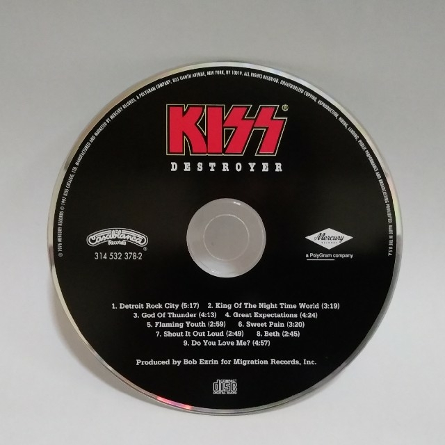 KISS DESTROYER エンタメ/ホビーのCD(ポップス/ロック(洋楽))の商品写真