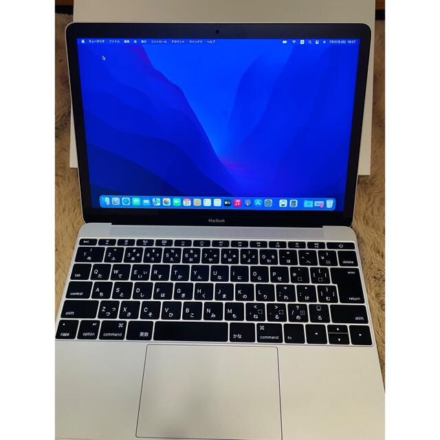 【美品】macbook 12インチ 2017 M 8GB 256GB