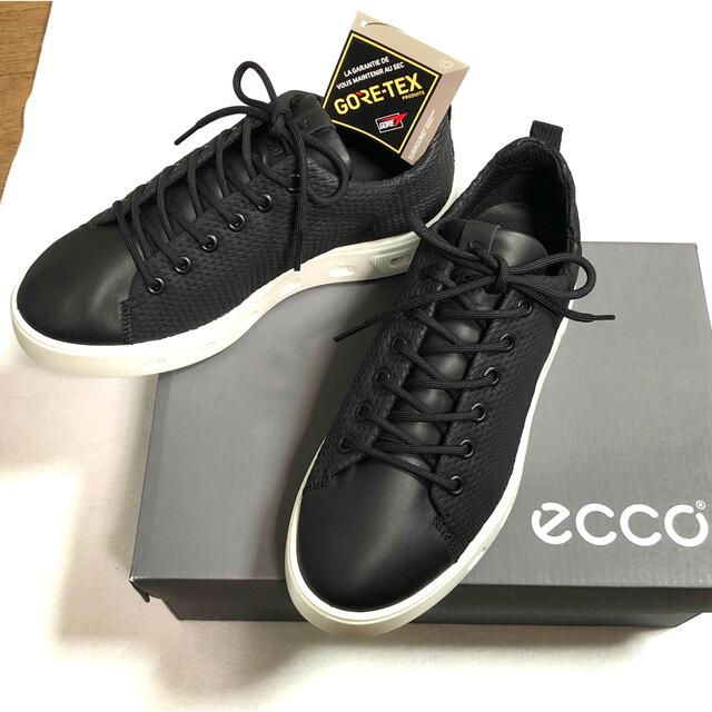 ecco エコー 革靴 レザーシューズ 黒 37 23.5cm - ローファー