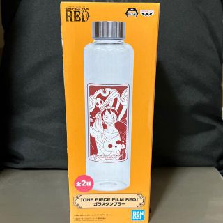 シュウエイシャ(集英社)のONEPIECE RED ガラスタンブラー ルフィ(キャラクターグッズ)