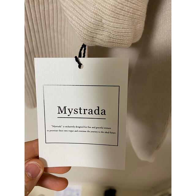 Mystrada(マイストラーダ)のmystrada マイストラーダ　ニット　ノースリーブ　長袖 レディースのトップス(ニット/セーター)の商品写真