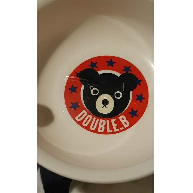DOUBLE.B(ダブルビー)のミキハウス　DOUBLE.B　食器セット キッズ/ベビー/マタニティの授乳/お食事用品(離乳食器セット)の商品写真
