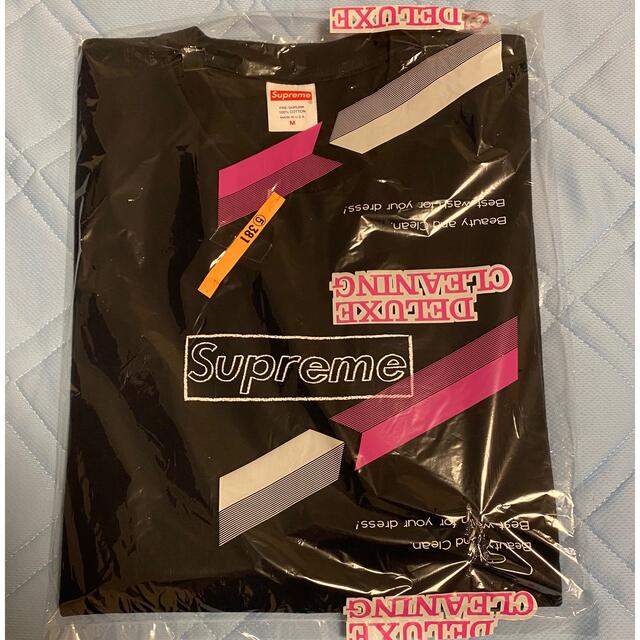 Supreme(シュプリーム)のSupreme KAWS Chalk Logo Tee ネイビー　Mサイズ　中古 メンズのトップス(Tシャツ/カットソー(半袖/袖なし))の商品写真