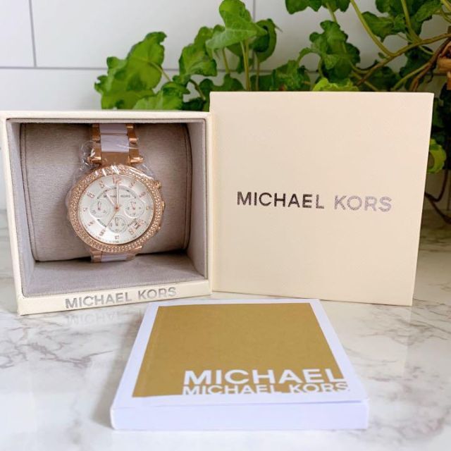 Michael Kors(マイケルコース)の☆新品☆ マイケルコース レディース腕時計 パーカー クロノグラフ レディースのファッション小物(腕時計)の商品写真