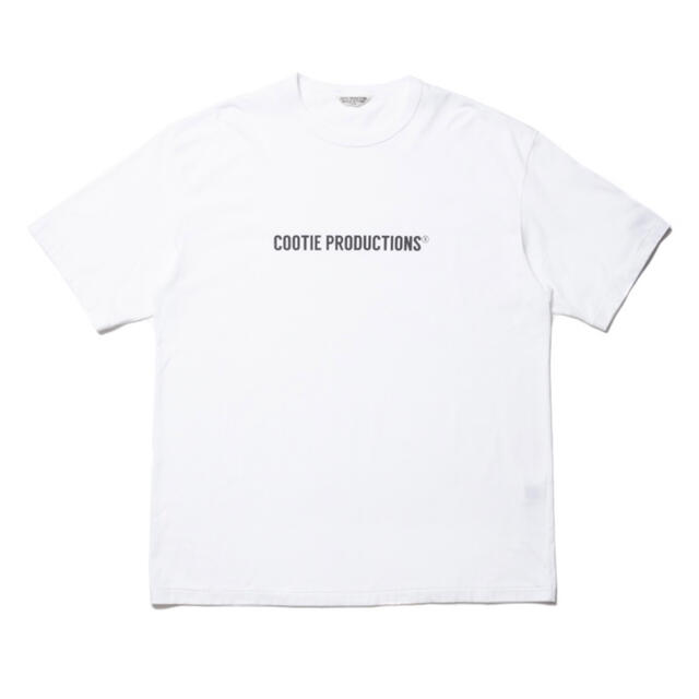 トップスCOOTIE ロゴTシャツ リラックスフィット ホワイト XL