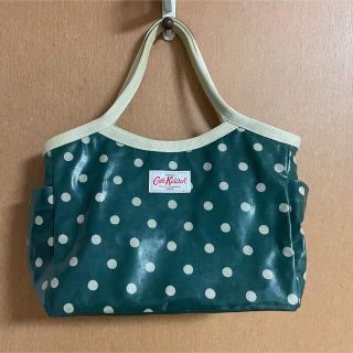 キャスキッドソン(Cath Kidston)のCath Kidston(キャスキッドソン)ハンドバッグ　水玉　ドット　グリーン(ハンドバッグ)